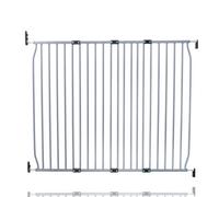 Safetots Screw Fit Metal Baby Gate, Grey, 130Cm - 140Cm