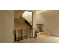 Safetots Solution For Up And Down Staircases, Black, Multi Panels, Up To 200Cm, And, Screw Fit Gate, 67Cm - 105.5Cm