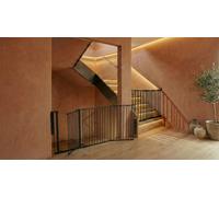 Safetots Solution For Up And Down Staircases, Black, Multi Panels, Up To 226Cm, And, Screw Fit Gate, 67Cm - 105.5Cm
