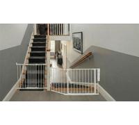Safetots Solution For Up And Down Staircases, White, Multi Panels, Up To 115Cm, And, Screw Fit Gate, 67Cm - 105.5Cm