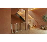 Safetots Solution For Up And Down Staircases, White, Multi Panels, Up To 226Cm, And, Screw Fit Gate, 67Cm - 105.5Cm