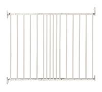 Safetots Extending Metal Screw Fit Baby Stair Gate, White, 62.5Cm - 106.8Cm, Safety Gate For Toddler, Safety Barrier For Baby