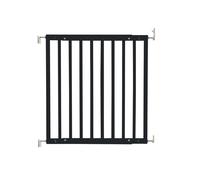 Safetots Chunky Wooden Screw Fit Stair Gate, Black, 63.5cm - 105.5cm, Wood Baby Gate, Screw Fit Safety Barrier, Stylish Design and Practical Safety Gate, Easy Installation
