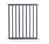 Safetots Stair Gate Wooden, Chunky, Screw Fit Gate, Grey, 63.5cm - 105.6cm