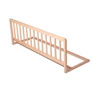 Safetots Wooden Bed Guard, Natural, 38cm High x 110cm Wide, Toddler Bedrail for Safety, Secure Child Bed Rail, Pre-Assembled, Easy Installation