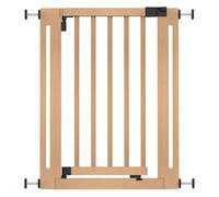 Safetots Wooden Elegance Safety Gate, Natural, 63cm - 71cm, Pressure Fit, Baby Gate for Stairs, Hallways and Doors, Stylish Design and Easy Installation