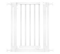 Safetots Wooden Elegance Baby Gate, White, 63cm - 71cm, Pressure Fit