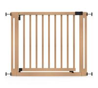 Safetots Wooden Elegance Gate, Natural, 95Cm - 103Cm, Pressure Fit Safety Gate, 73Cm Extra Wide Doorway, Easy Installation