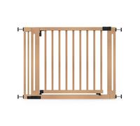 Safetots Wooden Elegance Gate Pressure Fit Baby Gate in Natural | Size: 115 cm - 123 cm Safetots Natural 115 cm - 123 cm