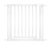 Safetots Wooden Elegance Gate Pressure Fit Baby Gate in White | Size: 115 cm - 123 cm Safetots White 115 cm - 123 cm