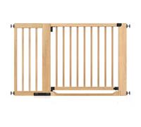 Safetots Wooden Heritage Flat Step Gate, Natural, 125cm - 133cm, Pressure Fit