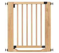 Safetots Wooden Heritage Flat Step Gate, Natural, 71cm - 79cm, Pressure Fit
