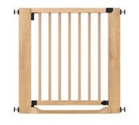 Safetots Wooden Heritage Flat Step Gate, Natural, 79cm - 87cm, Pressure Fit