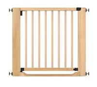Safetots Wooden Heritage Flat Step Gate, Natural, 87cm - 95cm, Pressure Fit