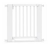 Safetots Wooden Heritage Flat Step Gate, White, 71cm - 79cm, Pressure Fit