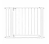 Safetots Wooden Heritage Flat Step Gate, White, 97cm - 105cm, White