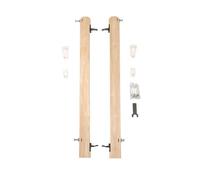 Safetots Wooden Multi Panel Barrier and Play Pen, Wall Mounting Kit, Natural, Wood, Wall Mounting Kit for Multi Panel Barrier