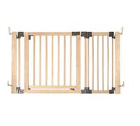 Safetots Wooden Multi Panel Room Divider, Up To 136Cm, Natural Wood, 76Cm Tall, Flexible Room Divider For Baby And Toddler