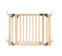Safetots Wooden Multi Panel Room Divider, Up To 96Cm, Natural Wood, 76Cm Tall, Flexible Room Divider For Baby And Toddler