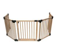 Safetots Wooden Multi Use Safety Barrier, Up To 336Cm, Natural Wood, 76Cm High