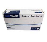 SafeTouch 50000051 Powder Free Latex Gloves, Medium (Pack of 100)