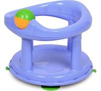 Safety 1st 360 ° rotatable bath seat, ergonomic seat for the bathtub with rollball and 4 suction cups, usable from approx. 6 months up to max. 10 kg, pastel, Light Blue
