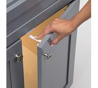 Safety 1st Adhesive Cabinet 8 Piece Latch, White, One Size