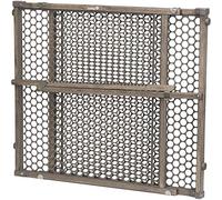 Safety 1st Adjustable Baby Gate for Doorways, Pressure Mount Fastening Gates for Pets, Toddlers, Babies, Children, Vintage Wood, Grey