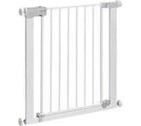 Safety 1st Auto Close Gate, Baby Stair Gate 73-80 cm, White | Expands up to 136 cm, Automatic Closing, One-Hand Opening, No-Screw Installation, Double Lock System