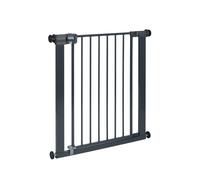 Safety 1st Easy Close Metal Gate, 73-80cm (max 108cm), Pressure Fit, No-Screw, Black