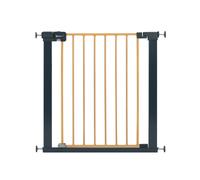 Safety 1st Easy Close Metal Gate with Wood Effect Finish for Home Doorways Plus