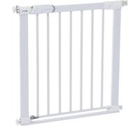 Safety 1st Flat Step Baby Stair Gate Pressure Fit, 73-80cm (max. 101cm), Ultra Flat Step-over Bar, "Keep Open" Baby Safety Gate, One-Hand Opening, No
