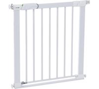 Safety 1st Flat Step Gate, Stair Gate for Baby, Pressure Fit Safety Gate for Widths 73-80 cm to max 101 cm with Extensions Sold Separately, Ultra flat step-over bar for no trip hazard, in Metal, White