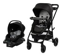 Safety 1st Grow and Go Flex 8-in-1 Car Seat Stroller Combo, Baby Stroller Travel Systems for Infants 4-30 lbs, Stroller and Carseat Combo Set, Foundry
