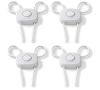 Safety 1st Outsmart Flex Lock, Four Pack, White