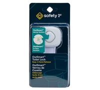 Safety 1st OutSmart Toilet Lock, White, 1 Count (Pack of 1)