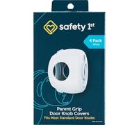 Safety 1st Parent Grip Door Knob Covers, White, One Size,4 Count (Pack of 1) (HS3260600), Packaging may vary