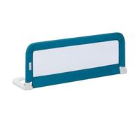 Safety 1st Portable Bed Rail, Foldable Bed Guard for Toddler Bed, 18 Months - 5 Years, Portable Travel Bed Guard, Mesh Fabric, Easy to Install, Automatic Lock, Easy to Transport, Blue