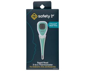 Safety 1st Rapid Read 3-In-1 Thermometer, Aqua, One Size