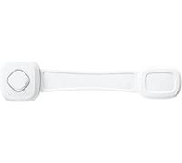 Safety 1st Secret Button Multi Use Lock, White | Adjustable Adhesive Lock for Cabinets and Drawers, No Drilling, Decoy Safety Button