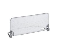 Safety 1st Standard Bed Rail 90cm, Bed Guard for Toddler Bed, 18 Months - 5 Years, Reclining Toddler Bed Rail, Mesh Fabric, Automatic Lock, Easy to Clean, Grey & White