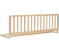 Safety 1st Wooden Bed Rail 110 cm, Natural Wood | Reclining Toddler Bed Rail, 18 Months-5 Years, Automatic Lock, FSC® 100% Certified Wood, Easy to Fold and Store