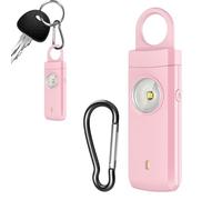 Safety Alarm - 130dB Personal Alarm keychain with Flashlight, Type-C Rechargeable Self Defense Device | Security Safe Protection Devices for Women Kids College Students Night Travel Hotel