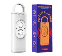 Safety Alarm - Portable Personal Siren, Personal Alarm for Children, 135dB Security Device with Warning Light, Easy to Use, Emergencyy Safety Tool, Alarms Accessory for Family, 1.18x0.39x3.94 inches
