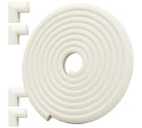 Safety Baby Edge Corner Guards Protector Set, 2.3M/7.5ft Edges Protector + 4 Corner Guards for Kids Foam, Furniture and Tables Child Baby Proof Bumpers, Pre-Taped for Direct Use
