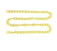 Safety Barrier Chain - 3.28ft High Visibility Adjustable Link | Caution Security Chain Link | for Pedestrian Zone Retail Store Traffic Control Parking Construction Site Warehouse Loading Dock