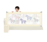 Safety Bed Rails, Anti-fall Fence with Vertical Lift, Large Universal Baffle, 6-Speed Adjustable, Ideal for Children and Seniors