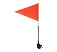 Safety Bike Flag Pole - 1.5-2.5cm High Visibility Reflective Waterproof Retractable Pennant | Golf Cart Accessories, 160cm long high visibility reflective, for Kids Scooter Wheelchair Outdoor
