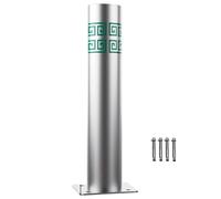 Safety Bollard Posts - Traffic Delineator, Driveway Security Barriers for Construction & Facility Management, Set of 8