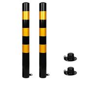 Safety Bollard, Removable Steel Bollards, Driveway Security Post Barrier, for Safe Lane Driveway Boundaries, Driveway Guardrails 2pack